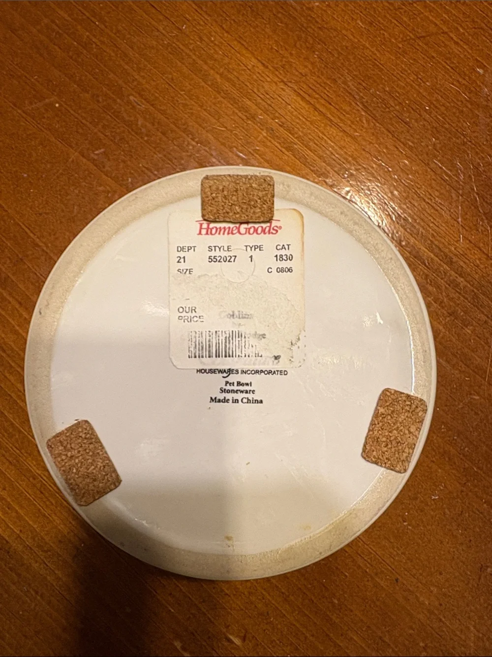 White Ceramic Bowl with 